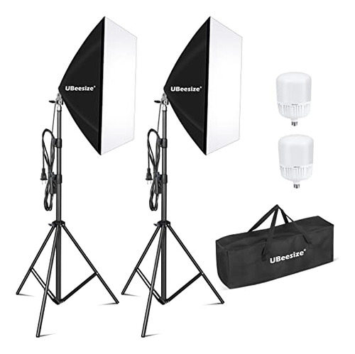 Kit De Iluminación Fotográfica Ubeesize Softbox, 27 X 20 Pul