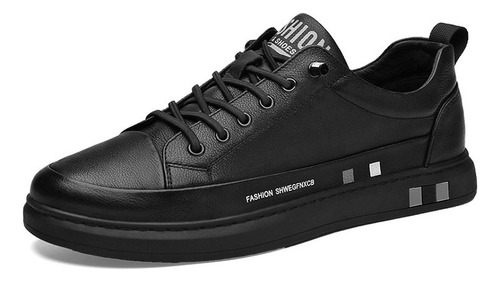 Zapatillas De Hombre Versátiles Zapatos Casual Negros Hombre