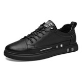 Zapatillas De Hombre Versátiles Zapatos Casual Negros Hombre