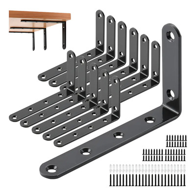Soporte Ménsula Acero De Estante De L Servicio Pesado 12pcs,Ménsulas para Repisas,Soporte Ménsula ,Estante De L ,soportes de esquina,soporte de esquina en L,soporte para colgar | MercadoLibre