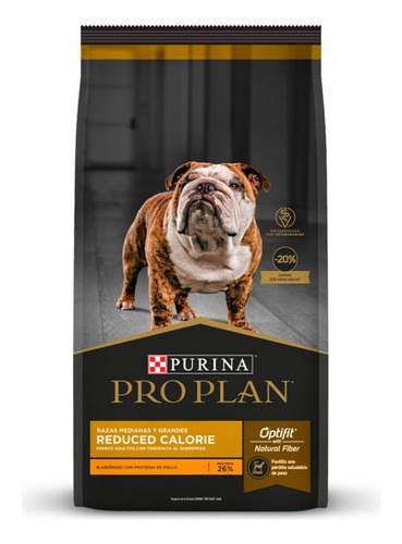 Alimento Pro Plan Optifit Reduced Calorie Raza Mediana Y Grande Para Perro Adulto De Raza Mediano Y Grande Sabor Pollo En Bolsa De 15 kg