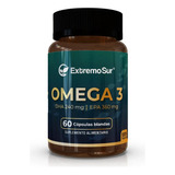Omega 3 Dha - Epa 100% Fish Oil 60cap Extremo Sur. Agronewen Sabor Sin Sabor