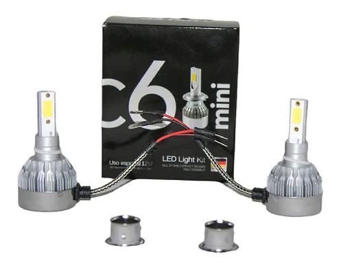 Kit Lámparas Cree Led H3 C6 40000 Lúmenes Alta Gama