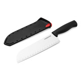 Cuchillo Farberware Edgekeeper Santoko, Santoku De 7 Pulgada