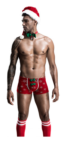 Conjunto De Pijamas Sexy Masculinos De Natal