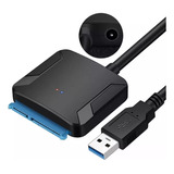 Cabo Adaptador Usb 3.0 Sata Disco Rígido 2.5 E 3.5 Hd E Ssd