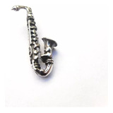 Hermoso Dije En Plata Ley 925. Saxofón Taxco Regalo Música