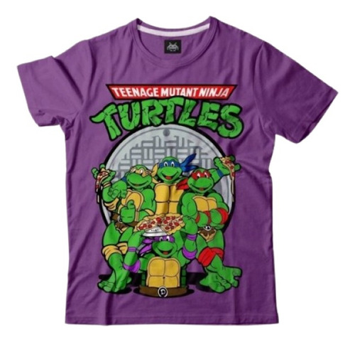 Remera Tortugas Ninja Tmnt (violeta)