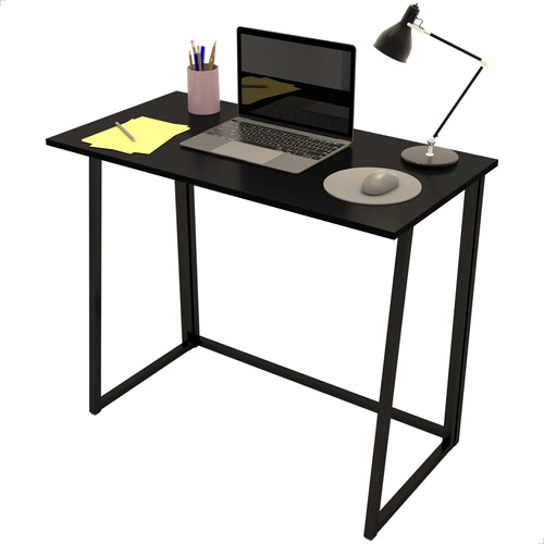 Escrivaninha Dobrável Industrial Aço Computador Home Office