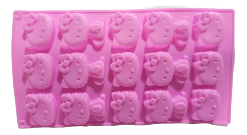 Molde Silicon Hello Kitty Bombones Chocolatería 15 Figuras 