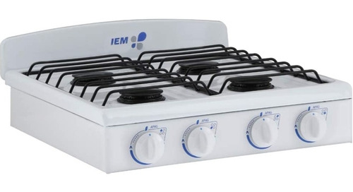 Parrilla Sobreponer Iem Psi51bb0 4 Quemador Uso Gas Perillas