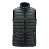 Chaqueta De Invierno Y Chaleco De Algodón R Para Hombre Y Ch