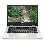 Laptop Chromebook Hp X360 14  Intel N4120 4gb 64gb -plata