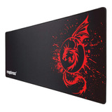 Gaming Mousepad Fly Dragon Moptmos Xl Grande Rojo