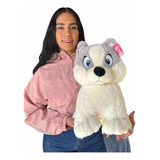 Peluche De Perro Lobo Siberiano Grande 40cm