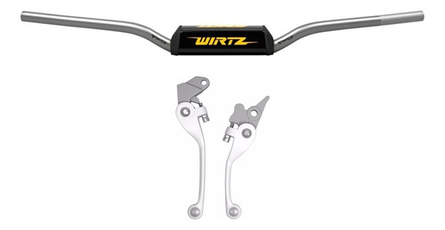 Manubrio Wr5 Gris + Manijas Blancas Tornado Xr 150l Wirtz