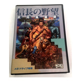 Jogo Nobunaga's Ambition Record Generals Mega Drive Completo