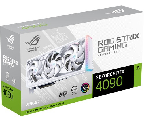 Place Video Asus Geforce Rtx 4090 Gamers Strix Oc Blanco