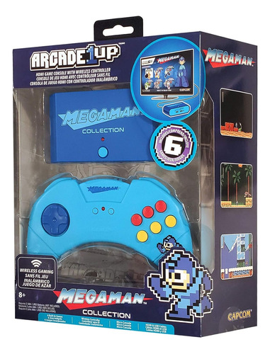 Consola De Juegos Arcade 1up Edicion Mega Man Collection