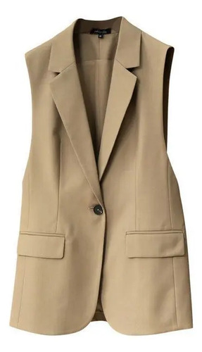 Li En Otoño Maxi Chaleco Blazer De Vestir Mujer Casual