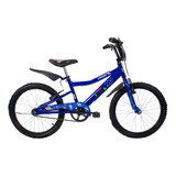 Bicicleta Paseo Infantil Peretti Cross R20 Frenos V-brakes Color Azul Con Pie De Apoyo  