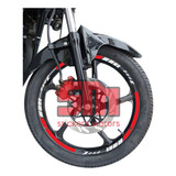 Stickers Reflejantes Rin De  Moto 250z 250sz 200z 125z 150z