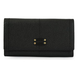 New Eyelet Chequera Doble Grande Negro