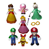 Set Figuras Mario Bros Princesas Peach Rosalina Daisy
