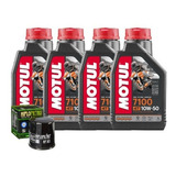 Kit Service Vulcan 900 Filtro Hiflo Hf303 + Motul 7100 10w50