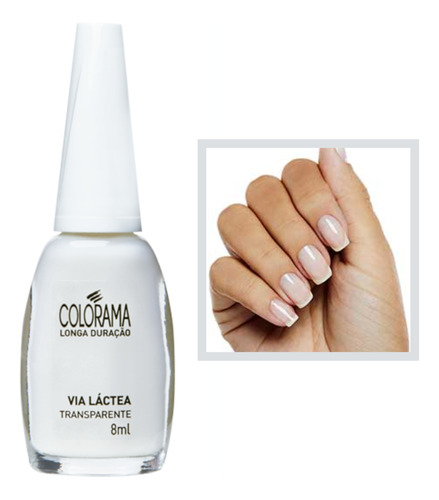 Esmalte Colorama Via Lactea Branco Transparente 8ml