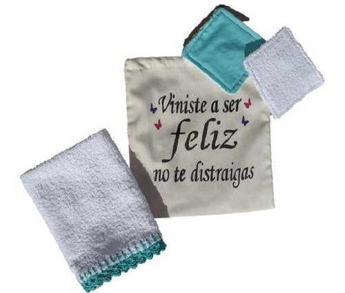 Pads Desmaquillantes Reutilizables +toalla+bolsita