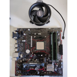 Kit Rysen 5 2400g Com Cooler + Placa Mãe + 2x Memoria Ram 8g