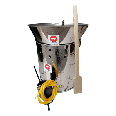 Cazo Inoxidable Para Freír 10 Kg De Carnitas. Con Accesorios | Meses sin interés