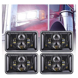 4pcs 60w Rectangular 4x6 Led Faros Delanteros Aprobados Punt