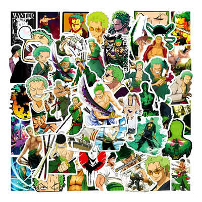 Pegatinas Estilo Zoro - Stickers 50 Unidades | Meses sin interés