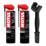 Kit Motul Desengrasante C1 Y Lubricante De Cadena C4 400ml