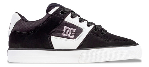 Zapatillas Dc Lifestyle Niño Pure (bw6) Negro-blanco Ras