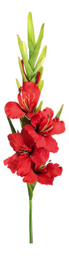 Lote 2 Varas Gladiola Grande Artificial Flores Decora Pd118