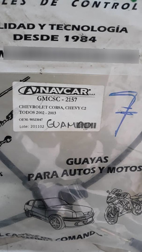 Guaya Selectora Cambios Chevrolet Chevy C2 02 Al 03 Automati Foto 5