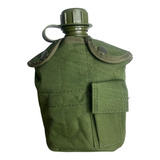 Cantil Militar Com Capa E Caneca Para Uso Em Cinto Tático