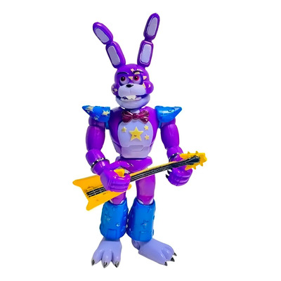 Five Nights At Freddys Figura Bonnie Rockstar 4 Muñeco 25 Cm | Meses sin interés