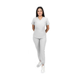 Pijama Quirurgica Jogger Antifluidos Mujer Blanco