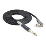 Cable Clipcord Tattoo Pro Conexión Ficha Rca 90 Grados