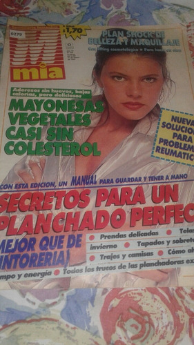 Revista Mía Belleza Maquillaje Trucos Planchadoras 1992