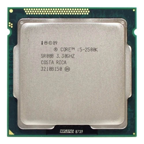 Procesador De Cpu Core I5 2500k, 3,3 Ghz, 4 Núcleos, Lga 115