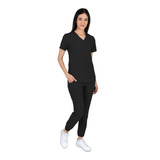 Uniforme Quirugico Jogger Antifluidos Dama Negro