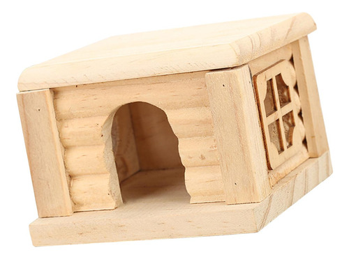 Casa De Madera Para Hámster, Casa Para Mascotas, Animales