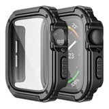 Paquete De 2 Fundas Resist. Para Apple Watch3-2-1 Negro/38mm