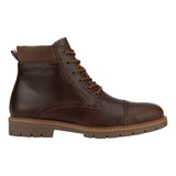 Bota Heavy De Piel Goodyear Chocolate Para Caballero