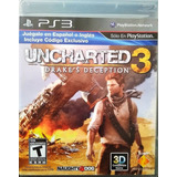 Juego Uncharted 3 Play Station 3 Ps3 Fisico Excelente Estado